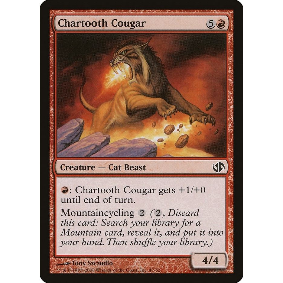 Image for Chartooth Cougar (47) (DD2) - Magic: The Gathering