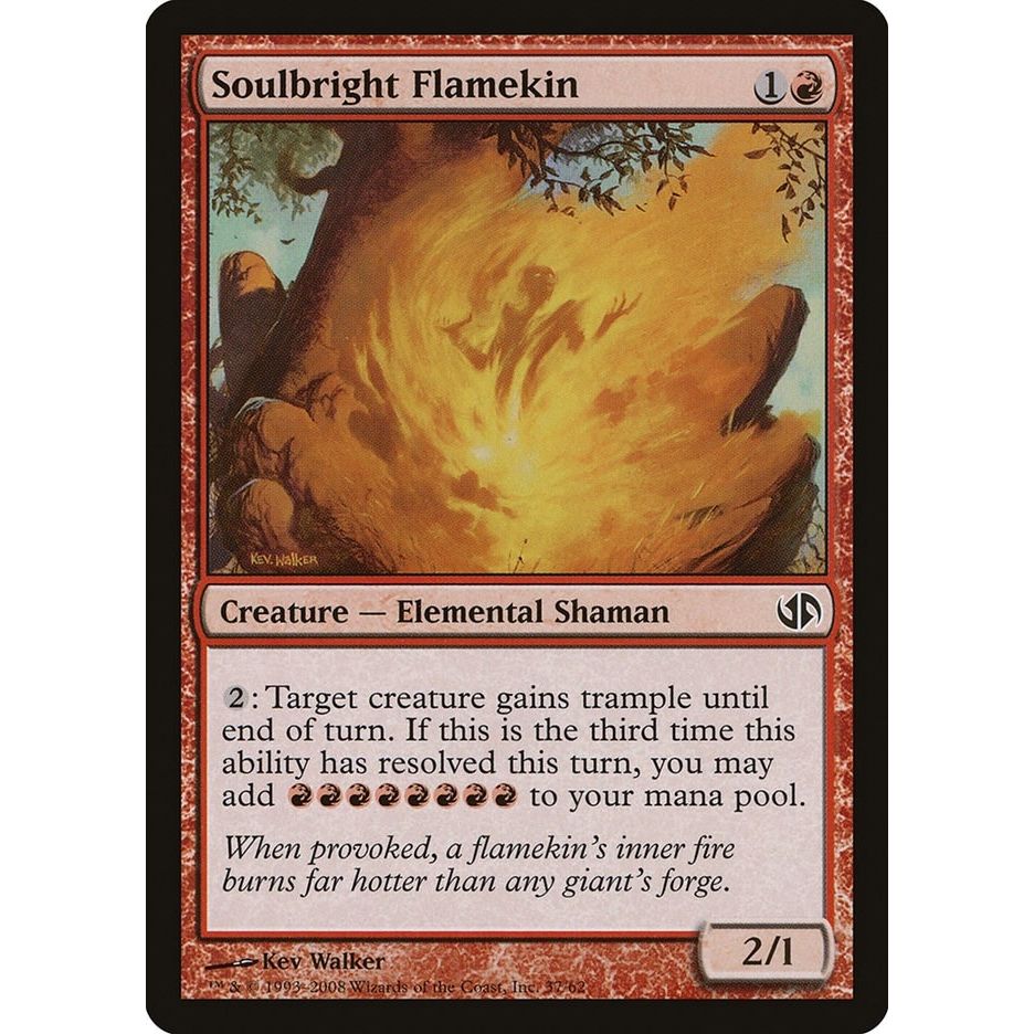 Image for Soulbright Flamekin (37) (DD2) - Magic: The Gathering