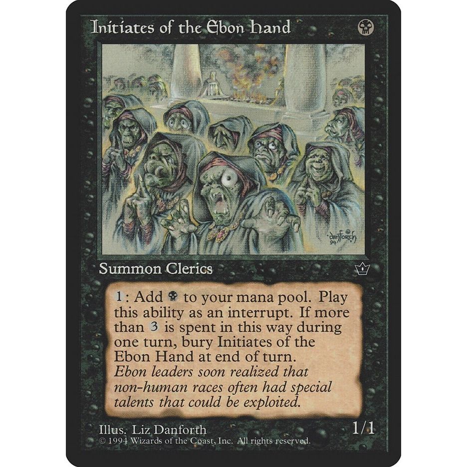 Image for Initiates of the Ebon Hand (Danforth) (FEM) - Magic: The Gathering