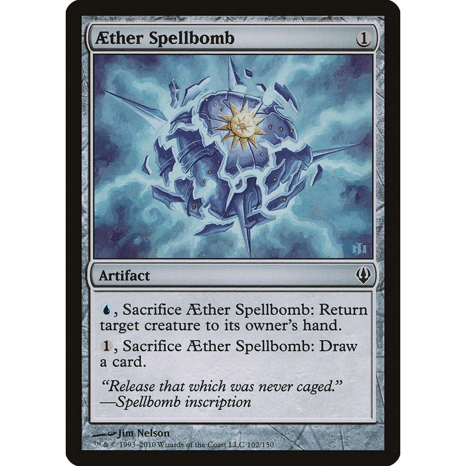 Image for Aether Spellbomb (102) (ARC) - Magic: The Gathering