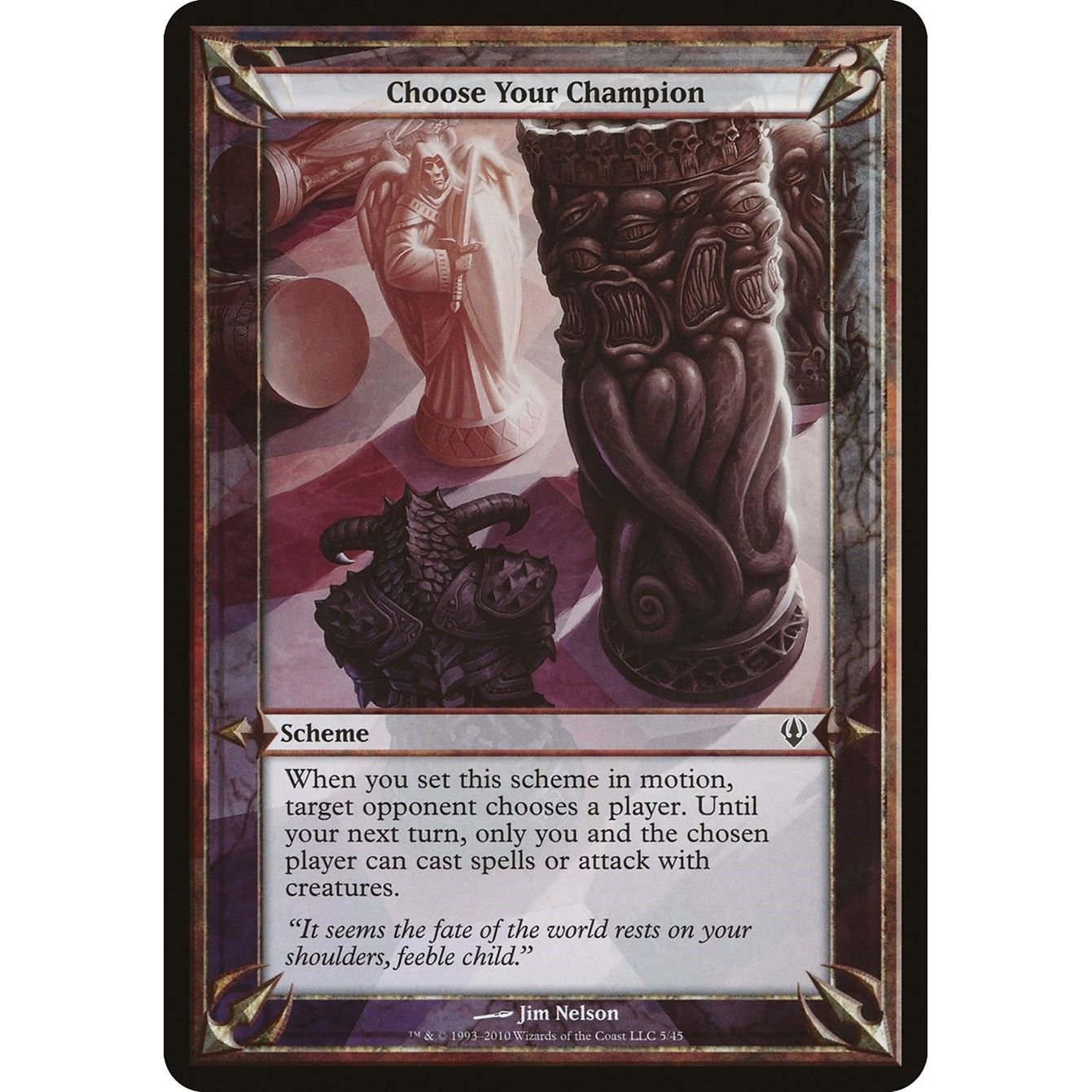 Image for Choose Your Champion (Archenemy) (OVER) - Magic: The Gathering