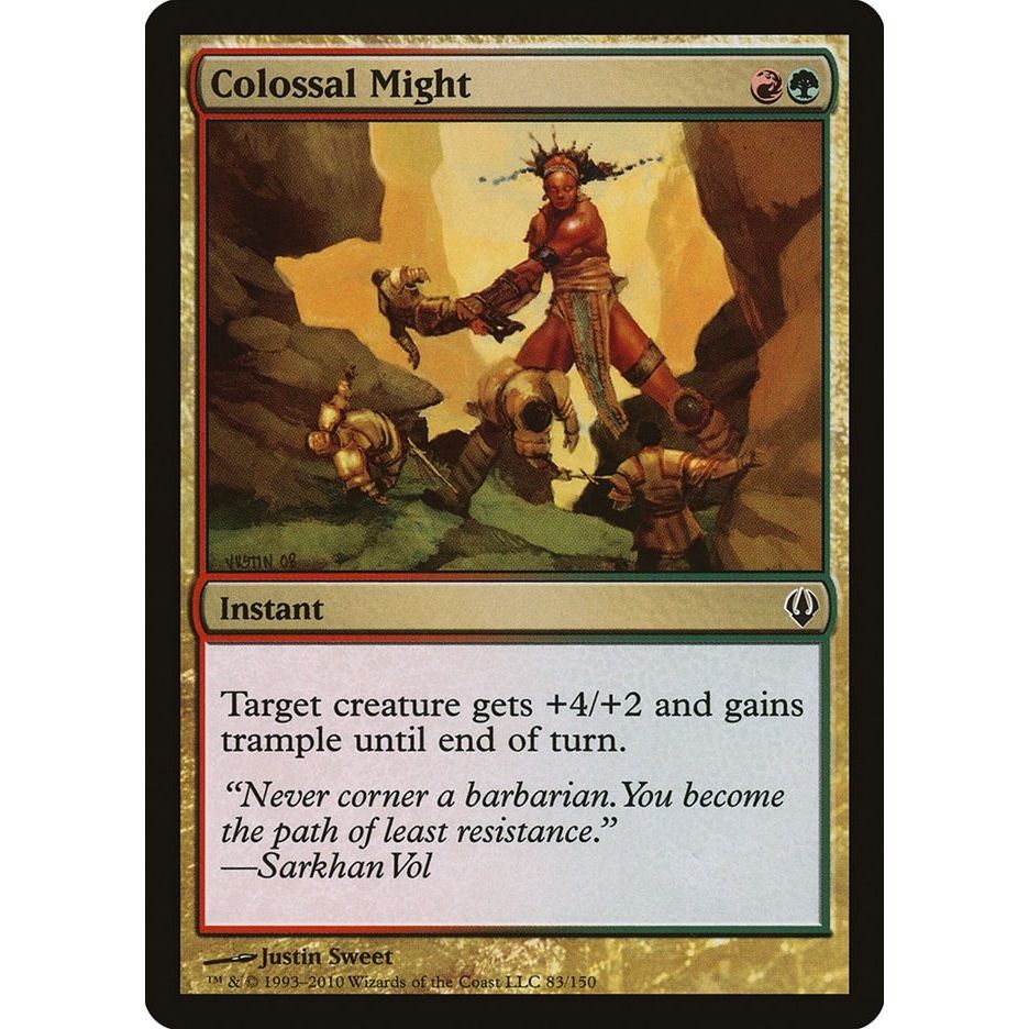 Image for Colossal Might (83) (ARC) - Magic: The Gathering