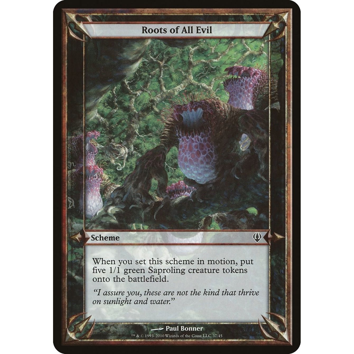 Image for Roots of All Evil (Archenemy) (OVER) - Magic: The Gathering