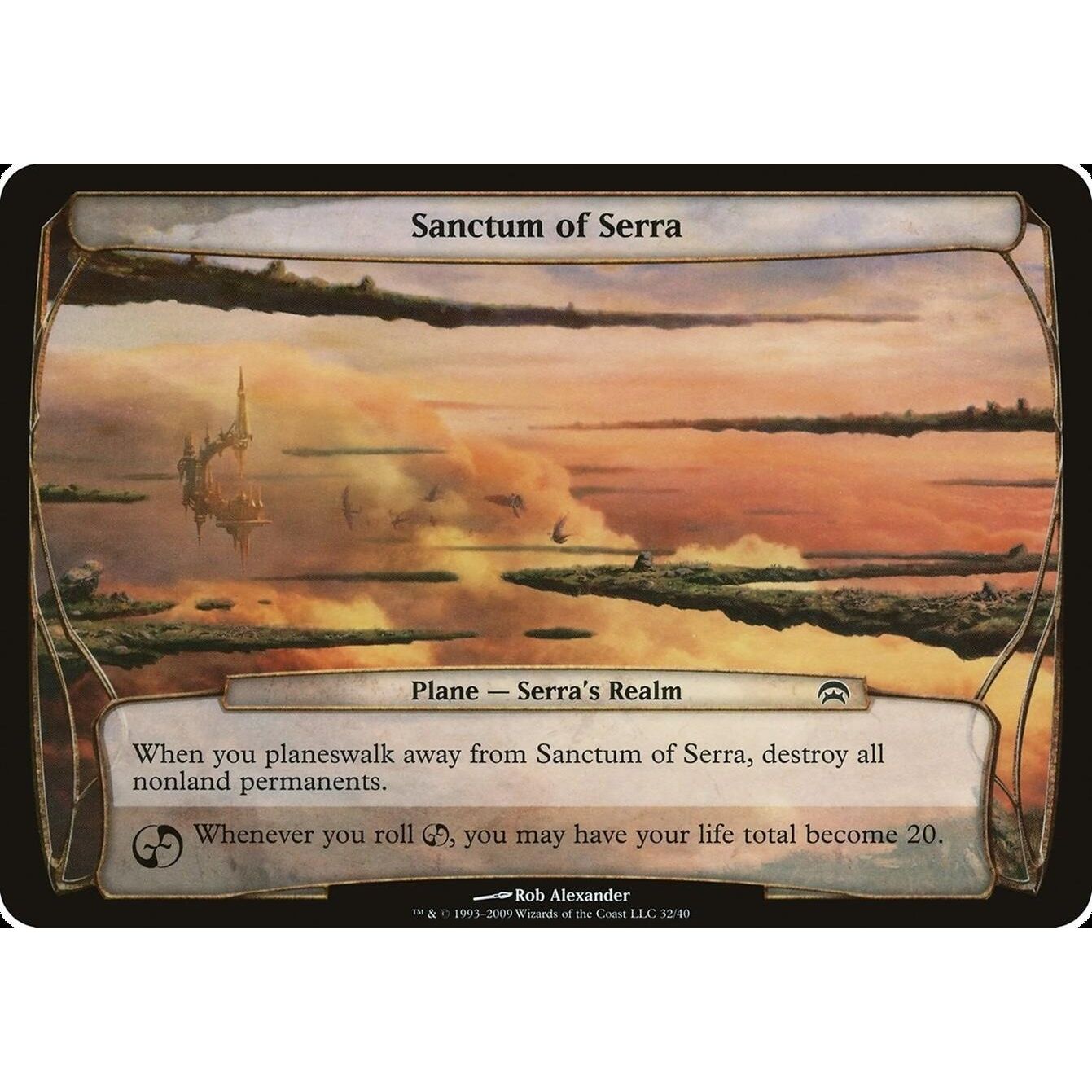 Image for Sanctum of Serra (Planechase) (OVER) - Magic: The Gathering