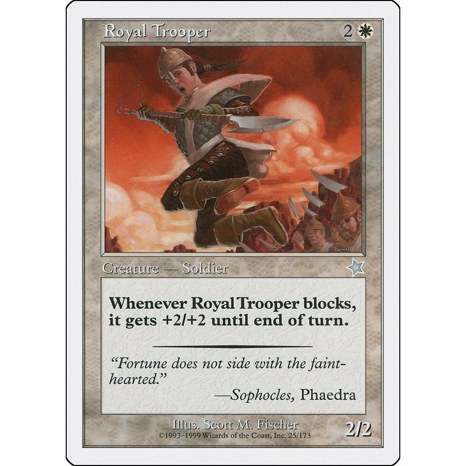 Image for Royal Trooper (25) (S99) - Magic: The Gathering