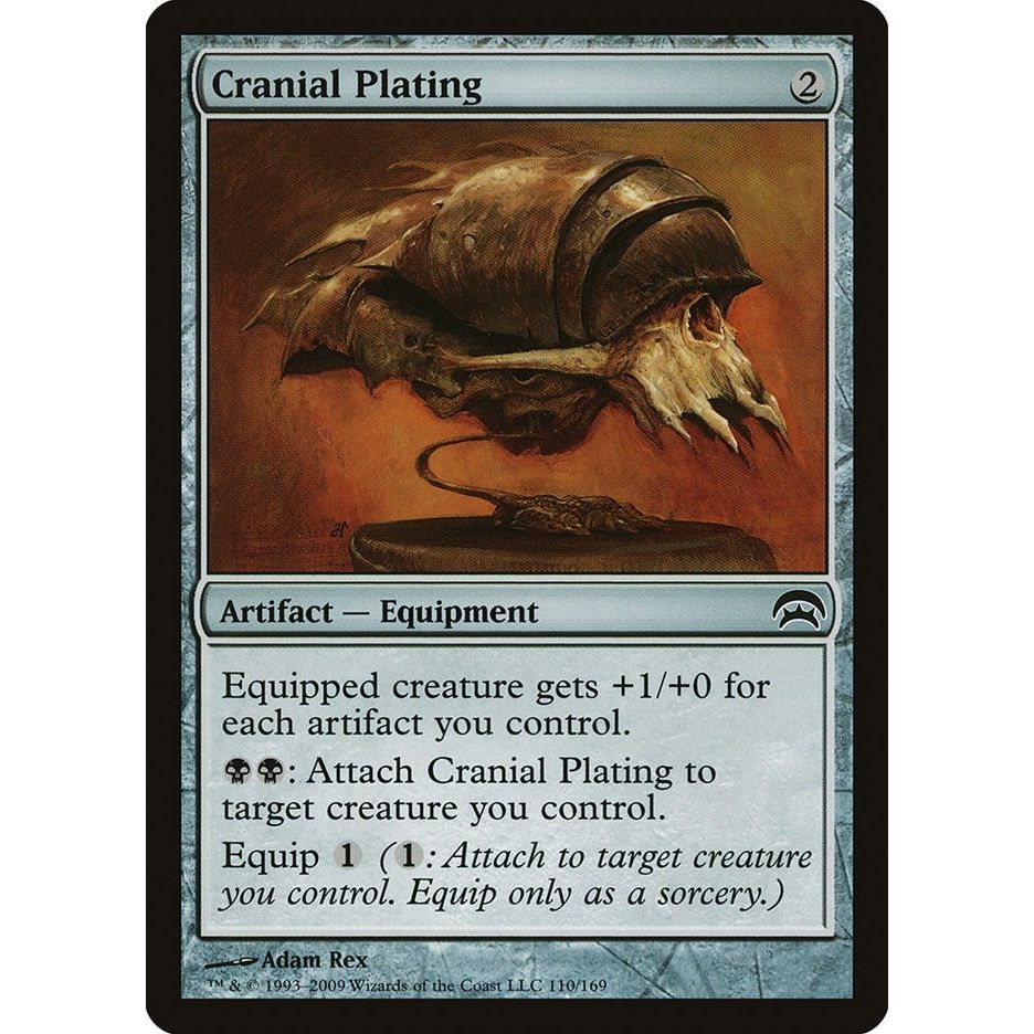 Image for Cranial Plating (110) (HOP) - Magic: The Gathering