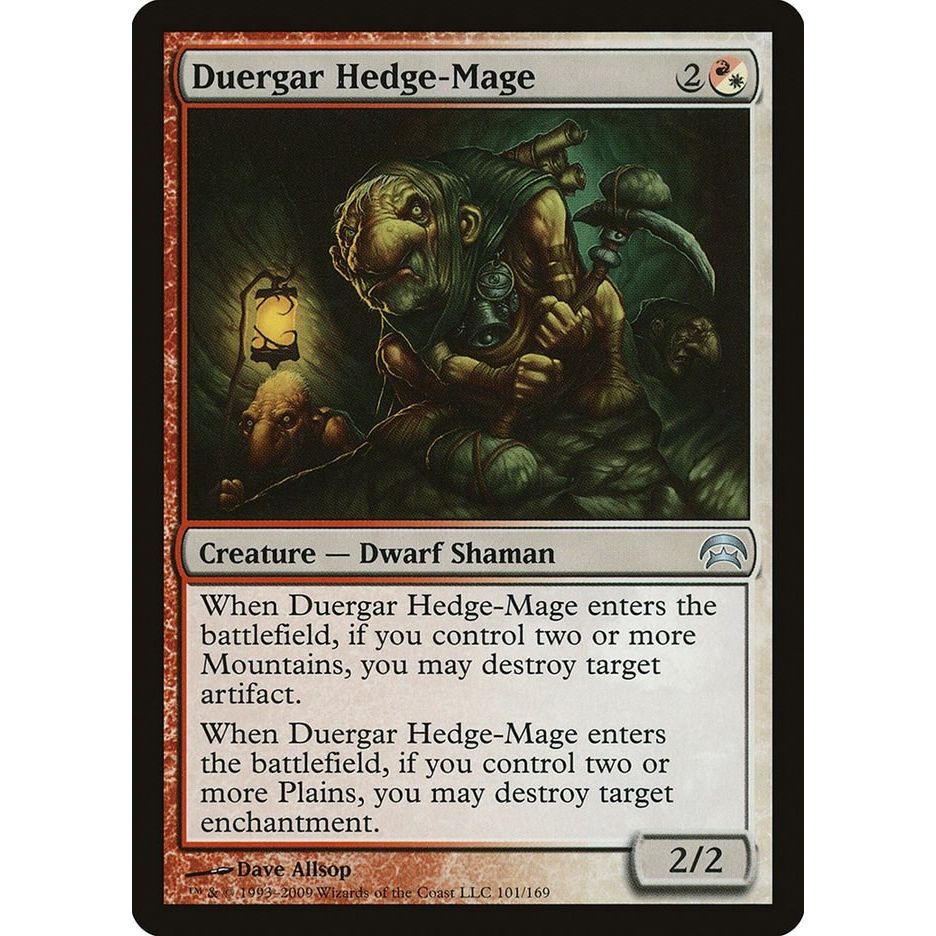 Image for Duergar Hedge-Mage (101) (HOP) - Magic: The Gathering