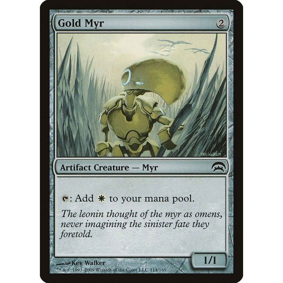 Image for Gold Myr (114) (HOP) - Magic: The Gathering