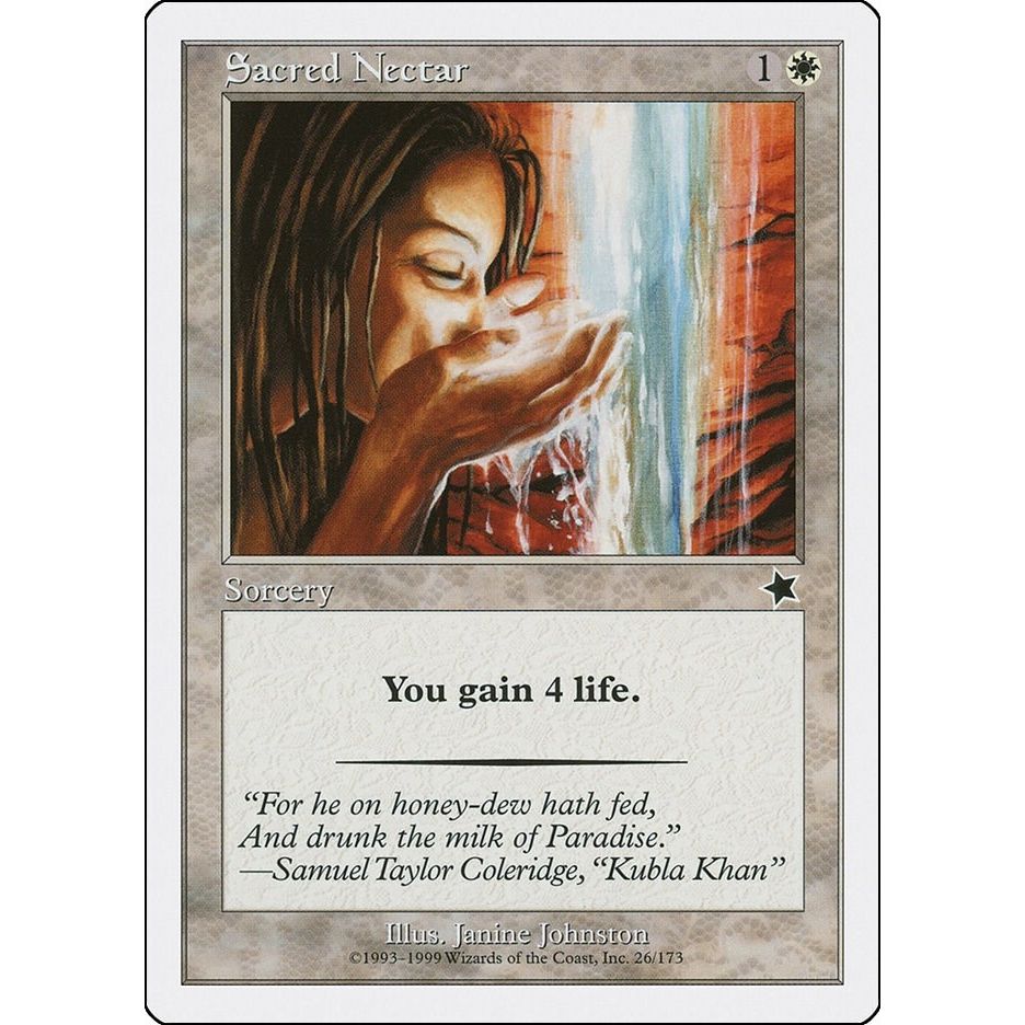 Image for Sacred Nectar (26) (S99) - Magic: The Gathering