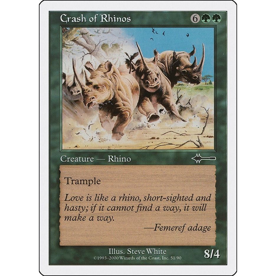 Image for Crash of Rhinos (51) (BTD) - Magic: The Gathering