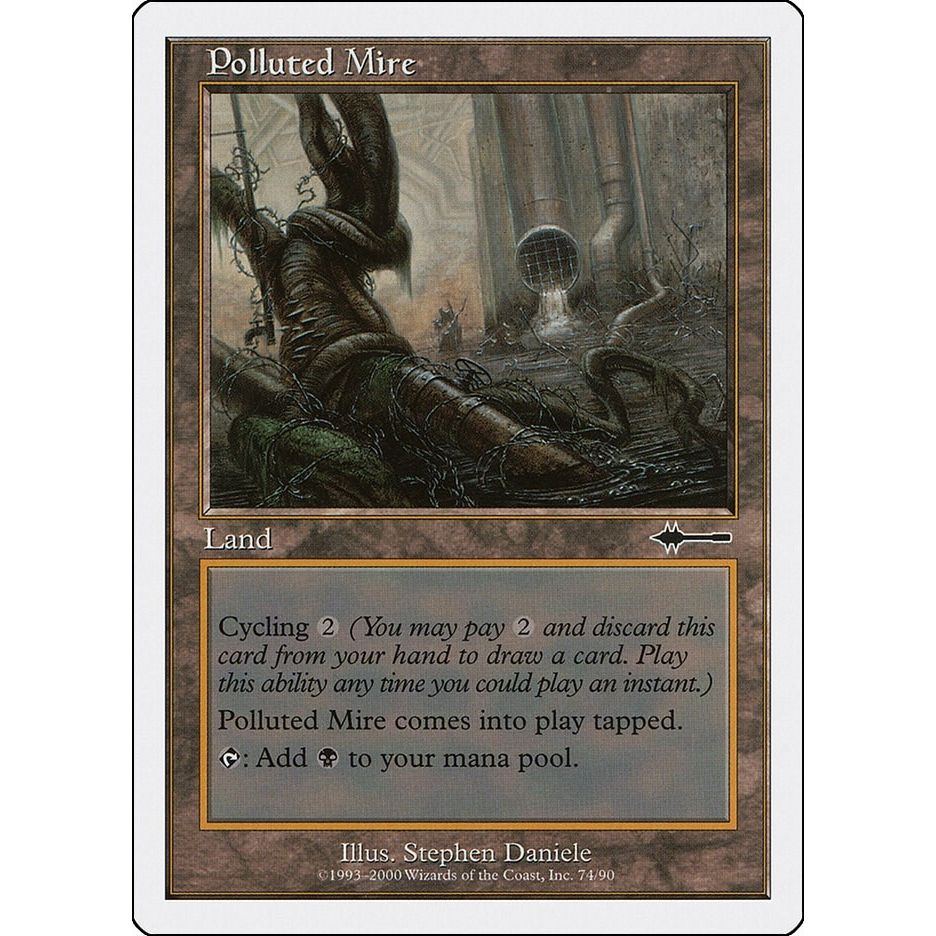 Image for Polluted Mire (74) (BTD) - Magic: The Gathering