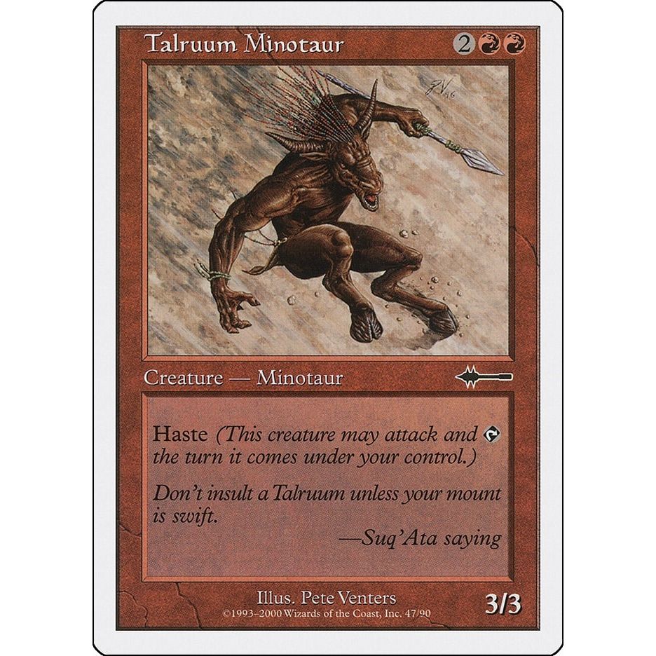 Image for Talruum Minotaur (47) (BTD) - Magic: The Gathering