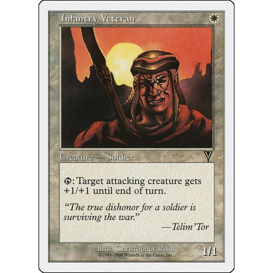 Image for Infantry Veteran (BRB) - Magic: The Gathering