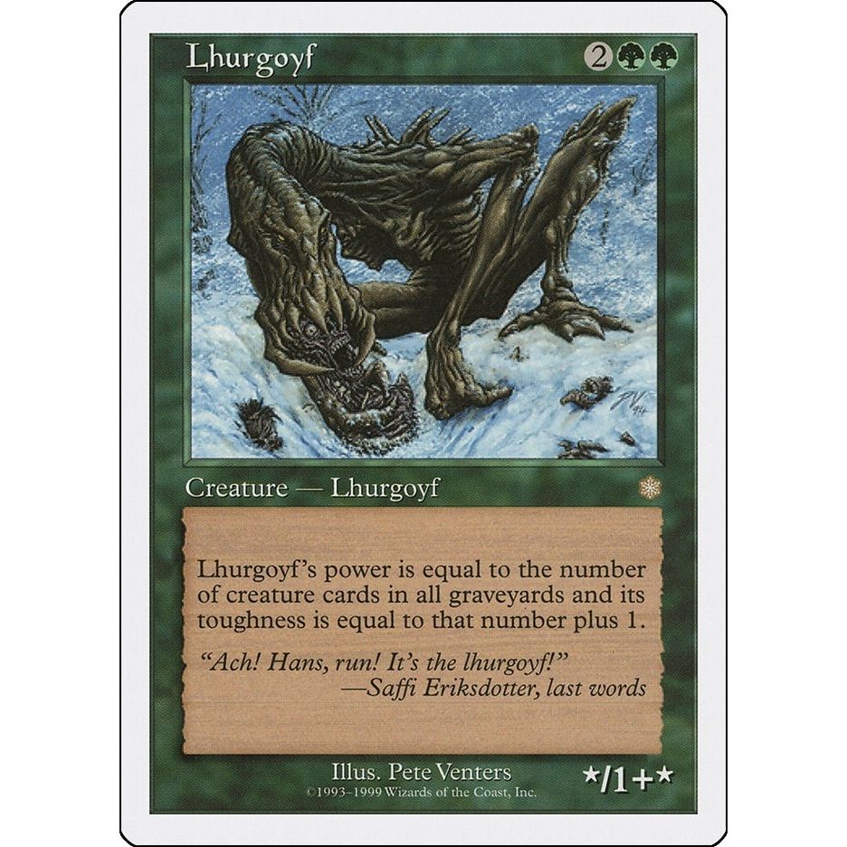 Image for Lhurgoyf (BRB) - Magic: The Gathering