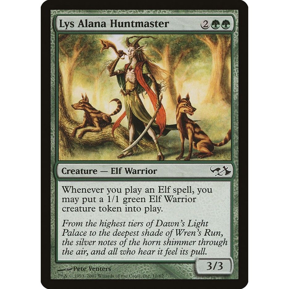 Image for Lys Alana Huntmaster (10) (EVG) - Magic: The Gathering