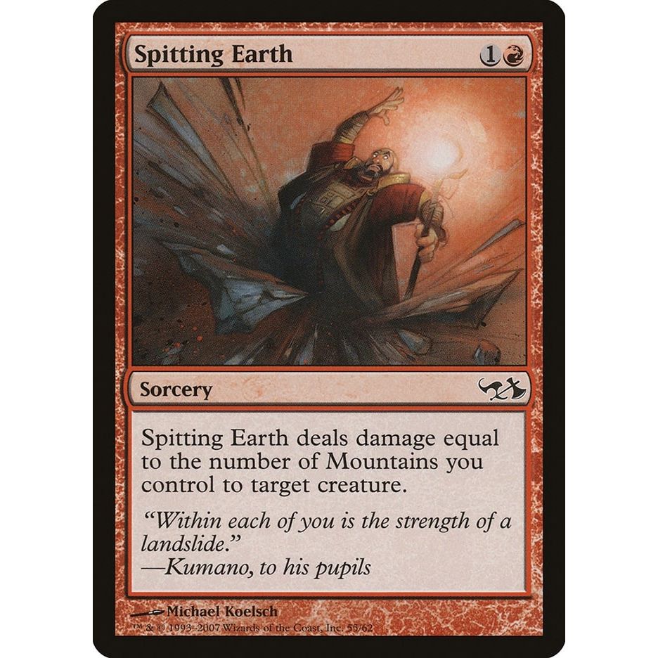 Image for Spitting Earth (55) (EVG) - Magic: The Gathering