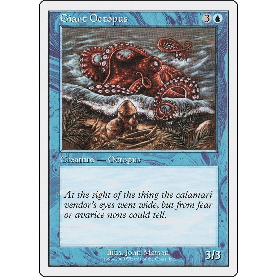 Image for Giant Octopus (S00) - Magic: The Gathering