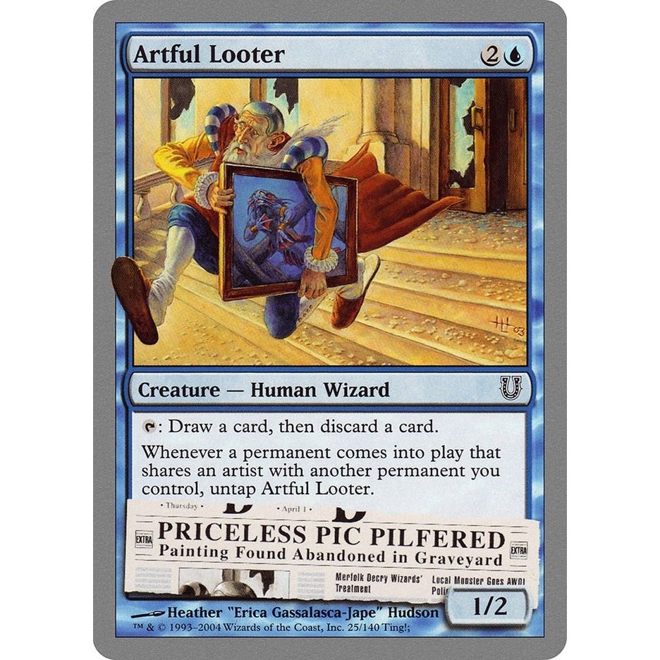 Image for Artful Looter (25) (UNH) - Magic: The Gathering