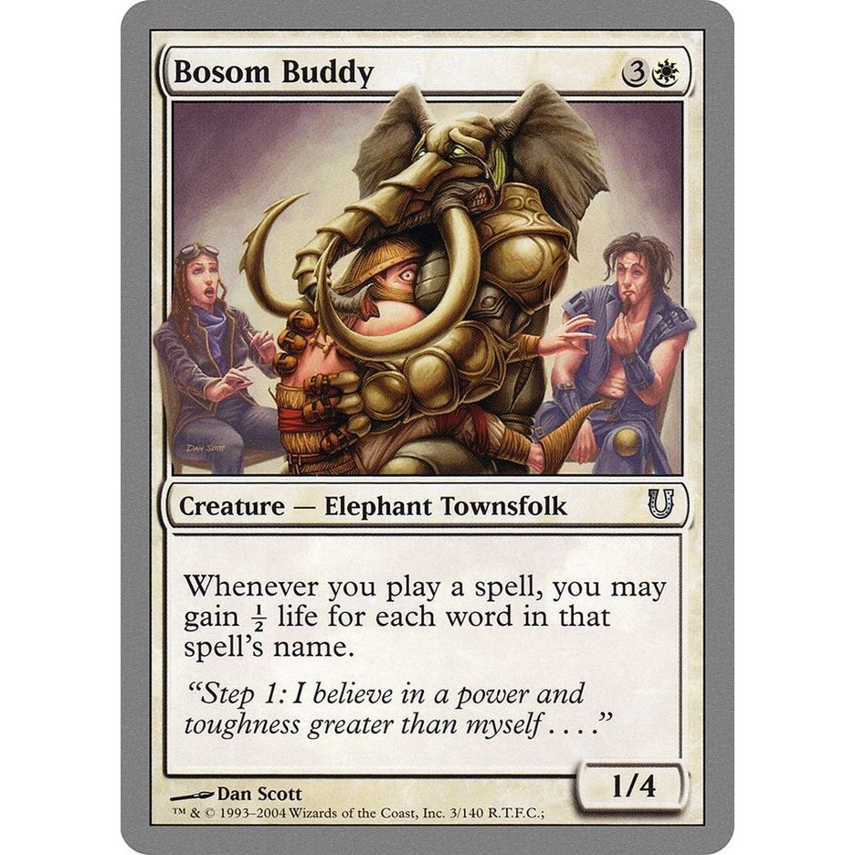 Image for Bosom Buddy (3) (UNH) - Magic: The Gathering