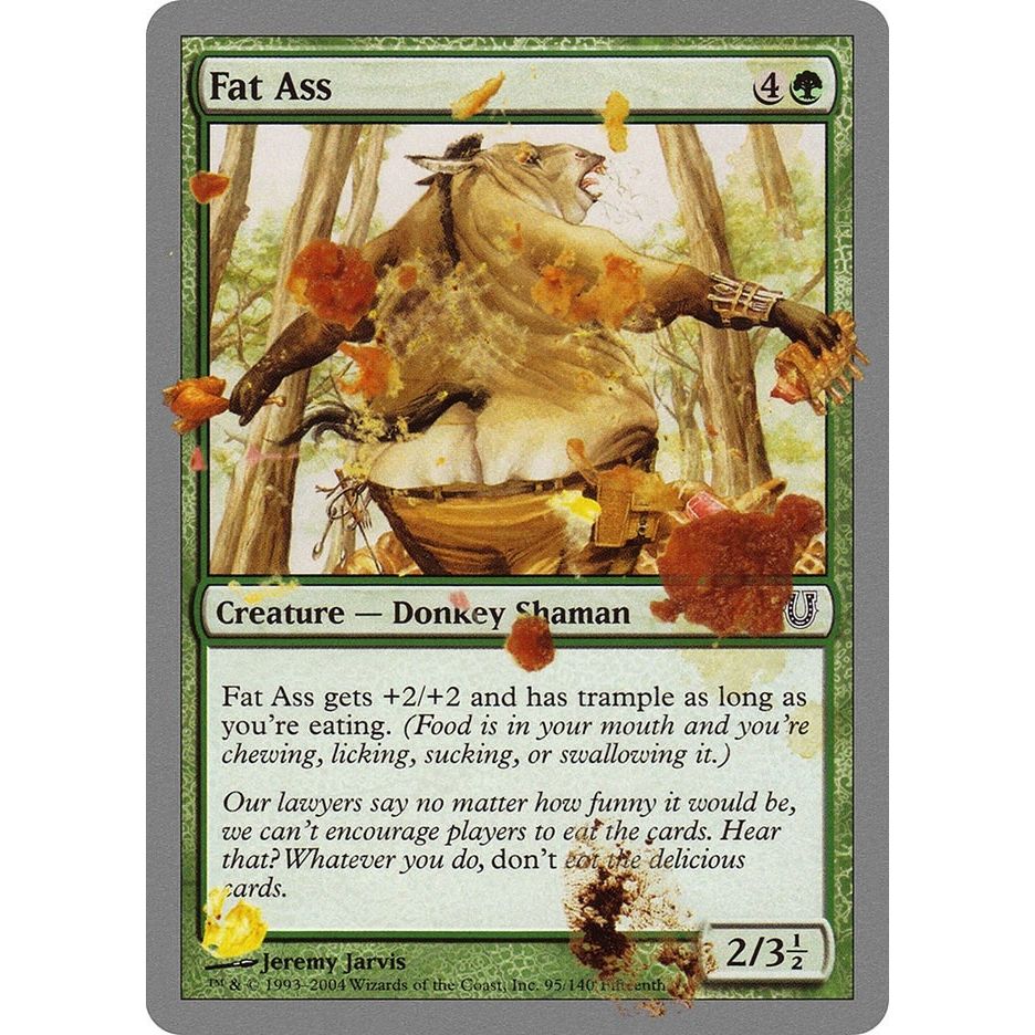 Image for Fat Ass (95) (UNH) - Magic: The Gathering