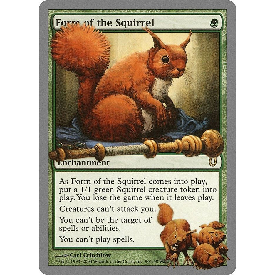 Image for Form of the Squirrel (96) (UNH) - Magic: The Gathering