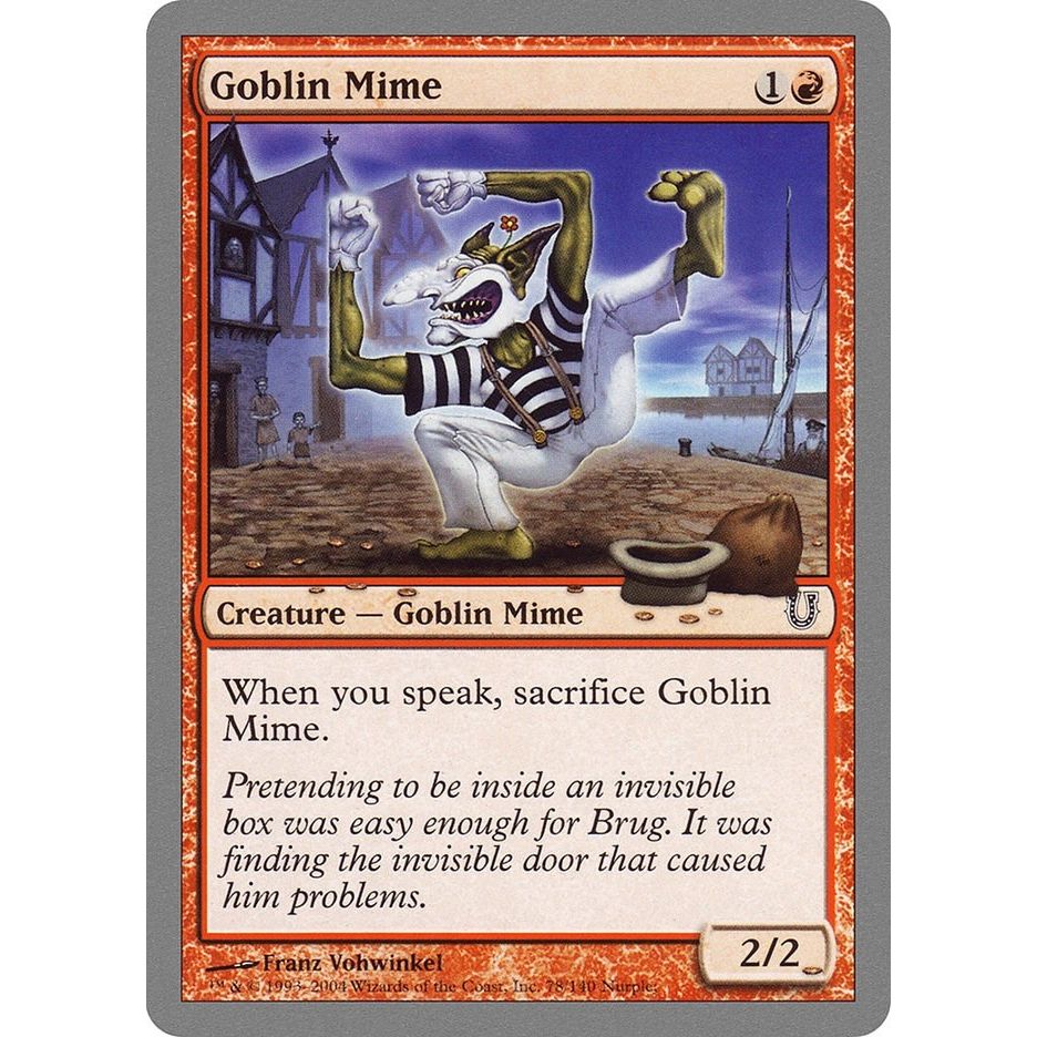 Image for Goblin Mime (78) (UNH) - Magic: The Gathering