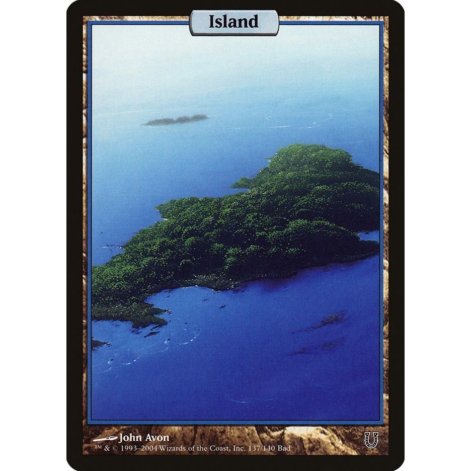 Image for Island - Full Art (137) (UNH) - Magic: The Gathering