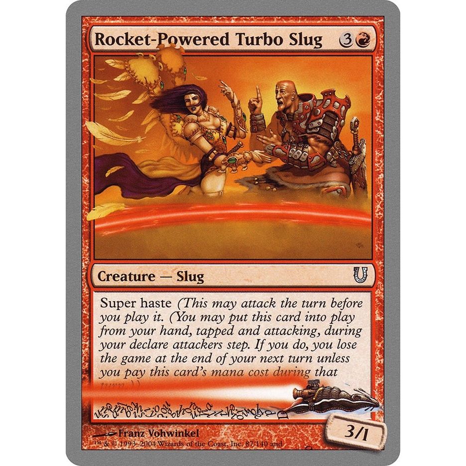 Image for Rocket-Powered Turbo Slug (87) (UNH) - Magic: The Gathering