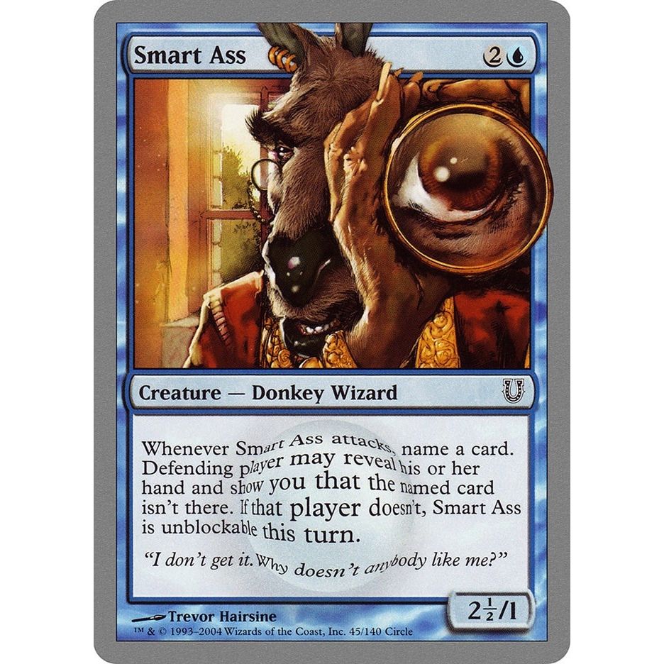 Image for Smart Ass (45) (UNH) - Magic: The Gathering