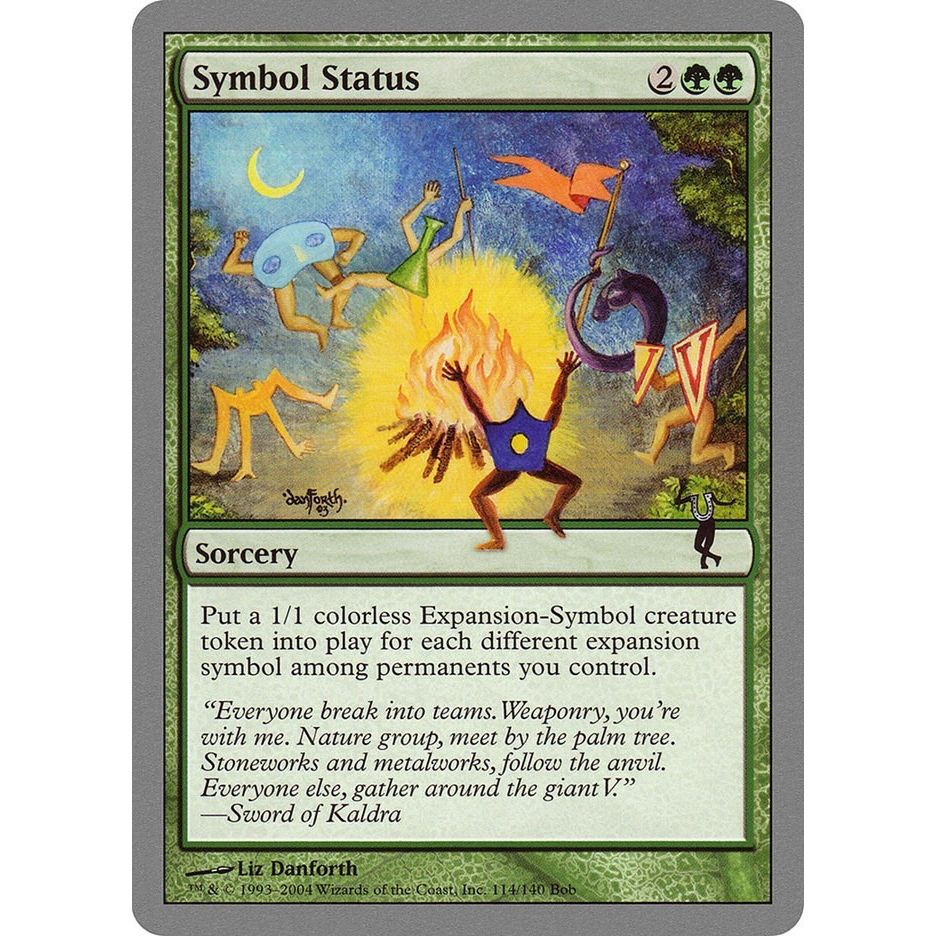 Image for Symbol Status (114) (UNH) - Magic: The Gathering