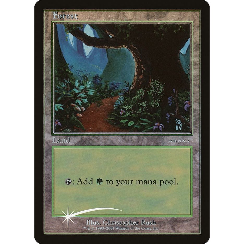 Image for Forest (2001 Beta) (ARENA) - Magic: The Gathering