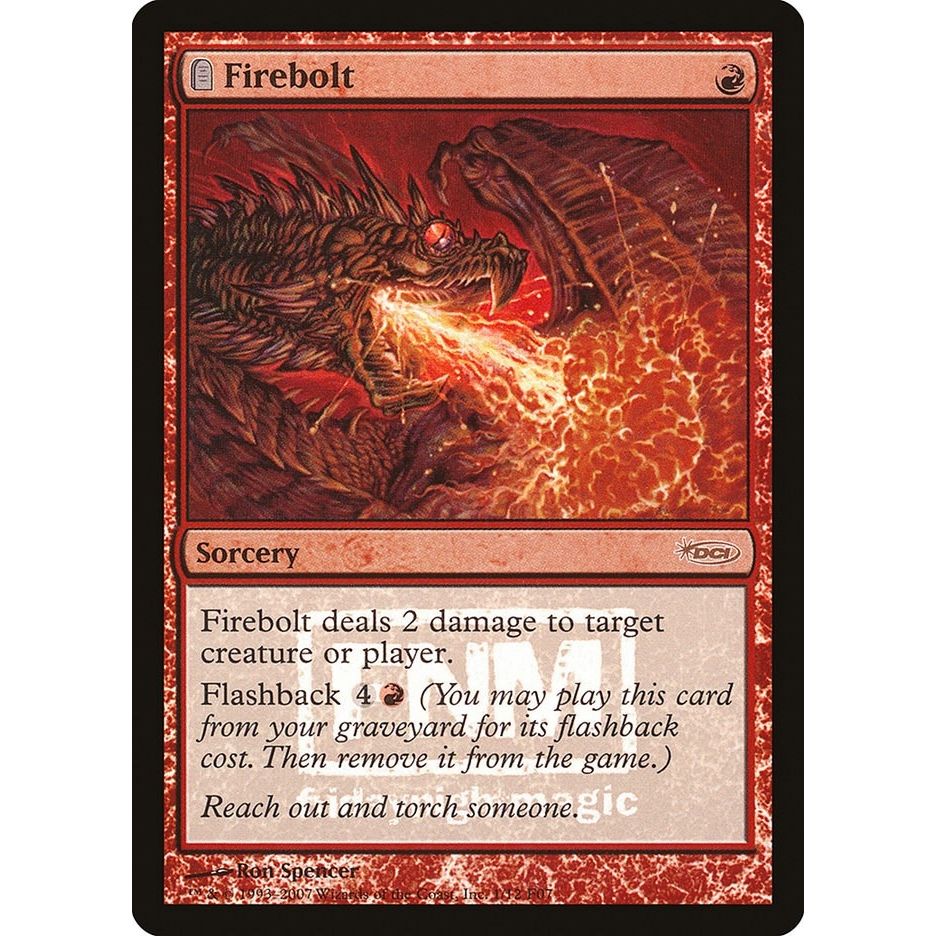 Image for Firebolt (1) (FNM) - Magic: The Gathering