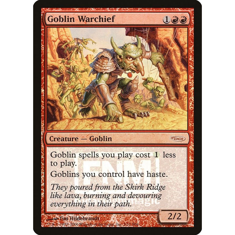 Image for Goblin Warchief (2006) (5) (FNM) - Magic: The Gathering