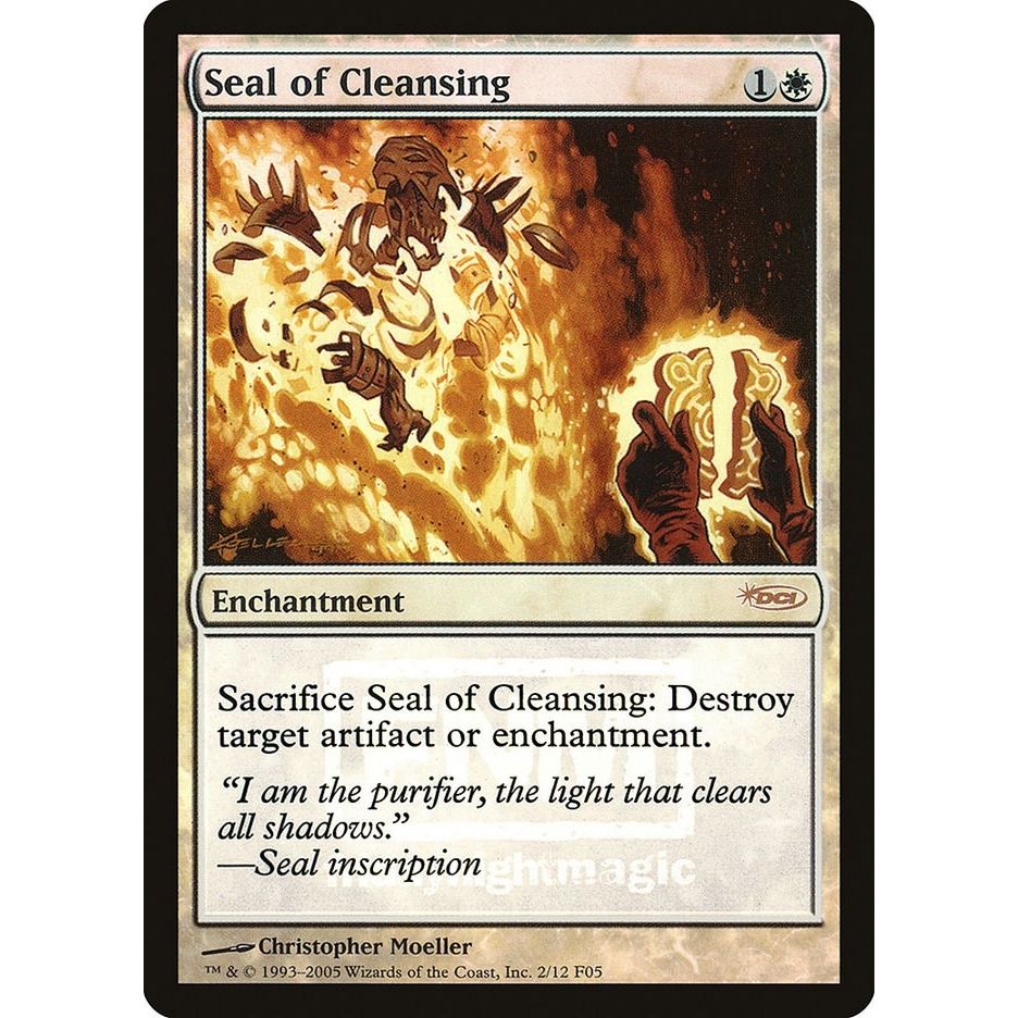 Image for Seal of Cleansing (2) (FNM) - Magic: The Gathering