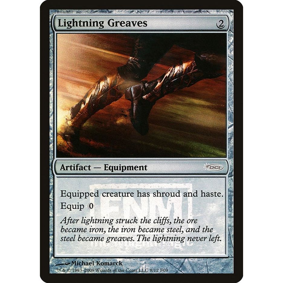 Image for Lightning Greaves (8) (FNM) - Magic: The Gathering