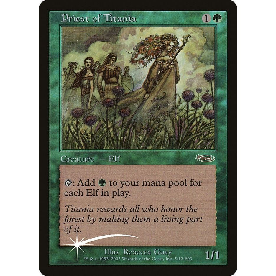Image for Priest of Titania (5) (FNM) - Magic: The Gathering