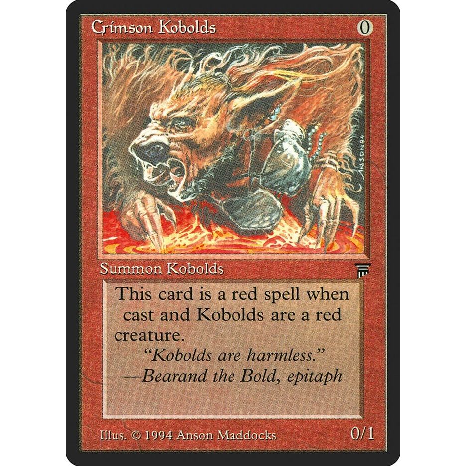 Image for Crimson Kobolds (LEG) - Magic: The Gathering