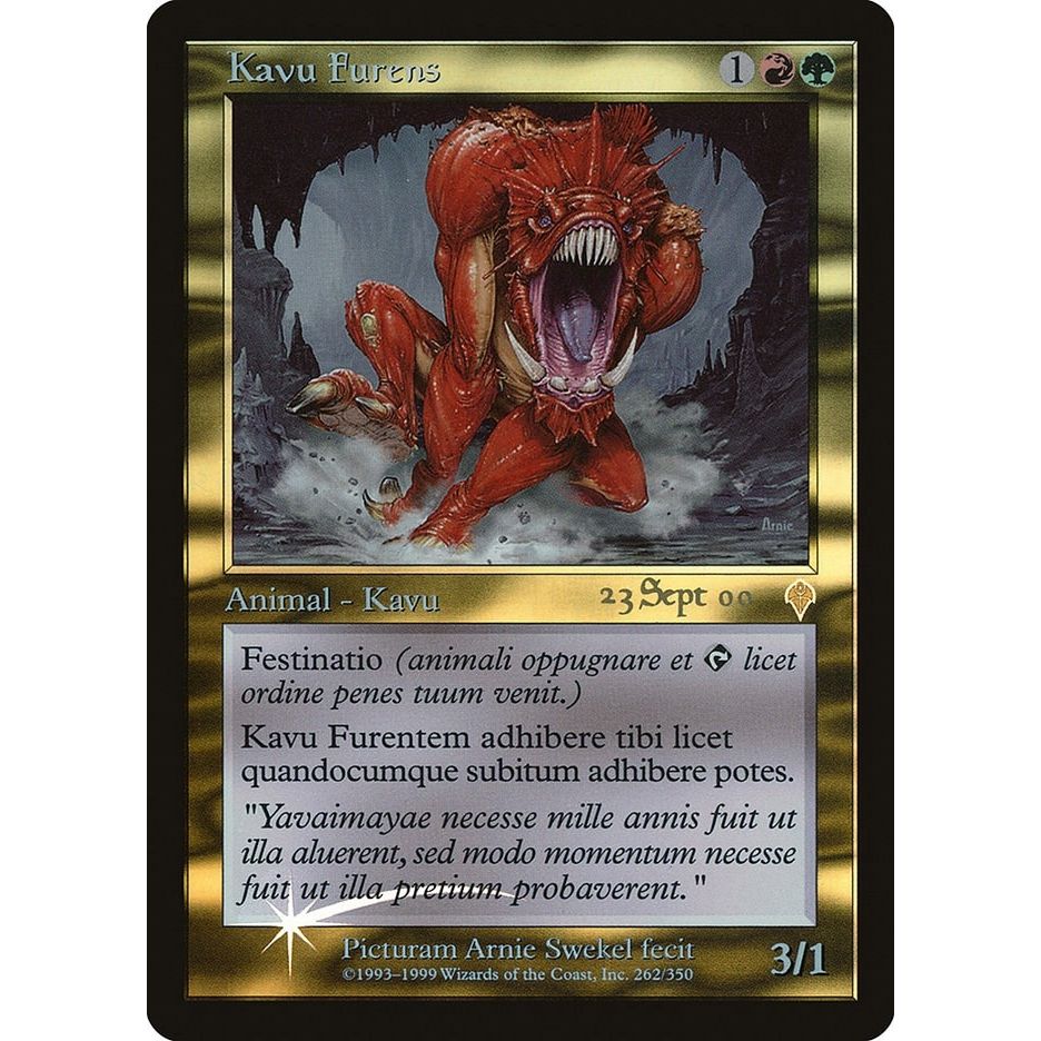 Image for Raging Kavu (Latin) (262) (PRE) - Magic: The Gathering