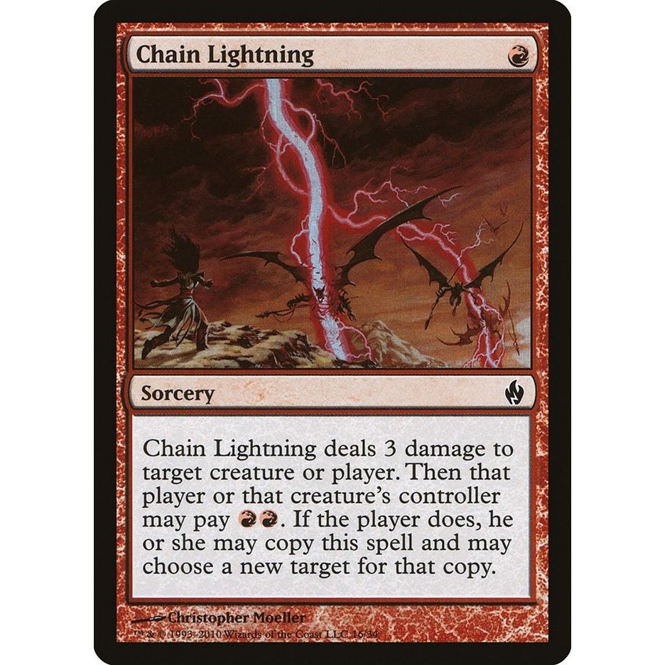 Image for Chain Lightning (16) (PD2) - Magic: The Gathering