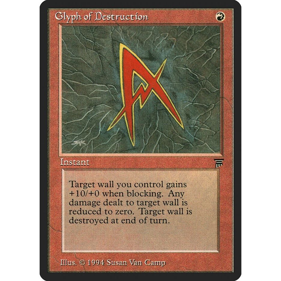Image for Glyph of Destruction (LEG) - Magic: The Gathering