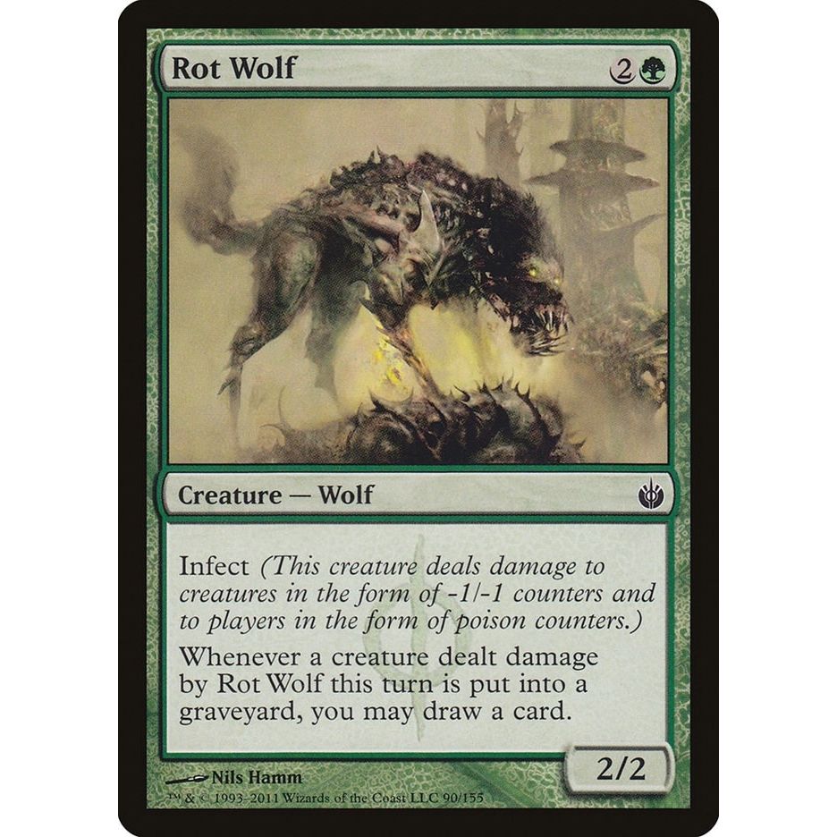 Image for Rot Wolf (90) (MBS) - Magic: The Gathering