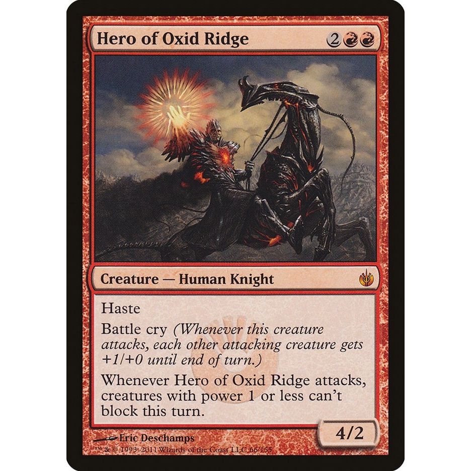 Image for Hero of Oxid Ridge (66) (MBS) - Magic: The Gathering