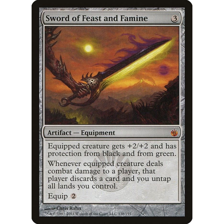 Image for Sword of Feast and Famine (138) (MBS) - Magic: The Gathering