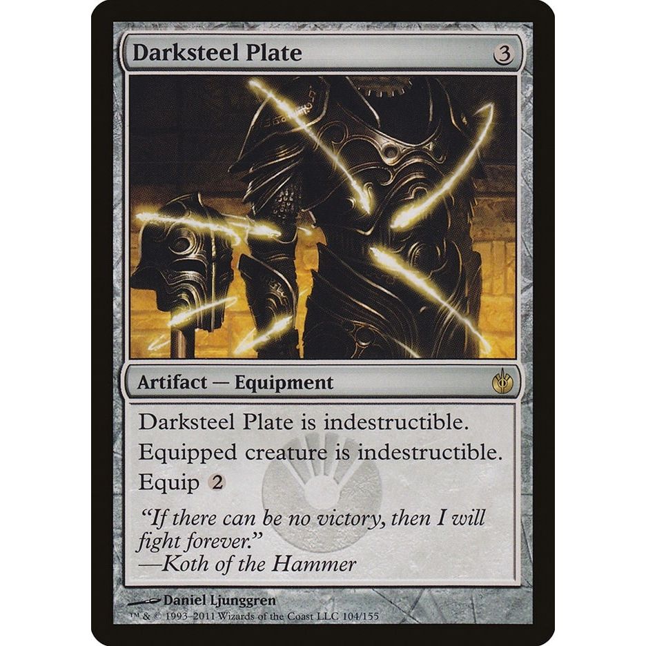 Image for Darksteel Plate (104) (MBS) - Magic: The Gathering