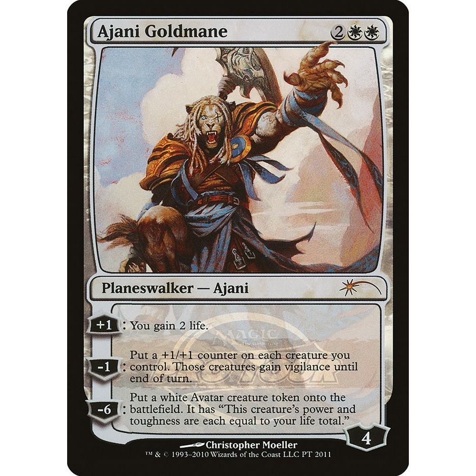 Image for Ajani Goldmane (2011 Pro Tour) (PT 2011) (PTP) - Magic: The Gathering