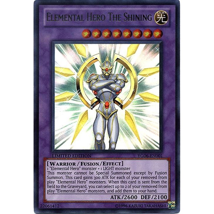 Image for Elemental Hero The Shining (YG06-EN001) - YuGiOh