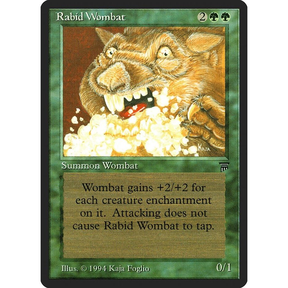Image for Rabid Wombat (LEG) - Magic: The Gathering