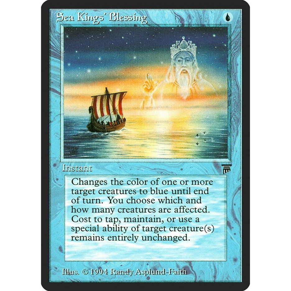 Image for Sea Kings' Blessing (LEG) - Magic: The Gathering