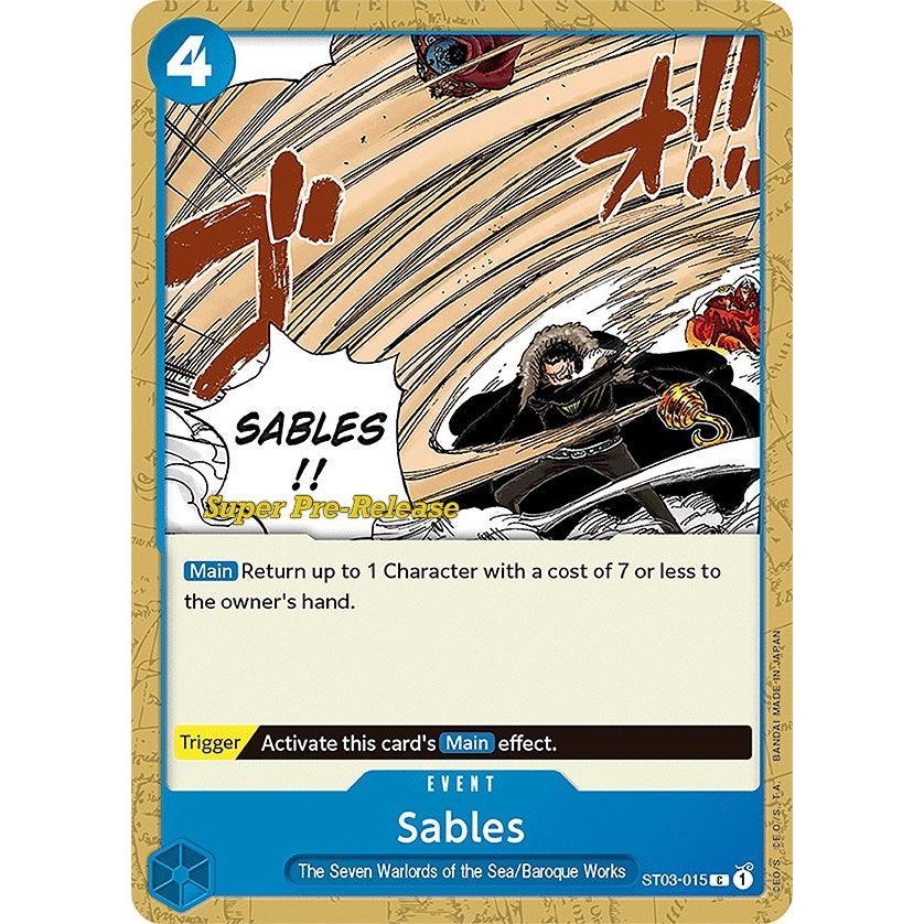 Image for Sables (ST03-015) (ST-03 PRE) - One Piece Card Game