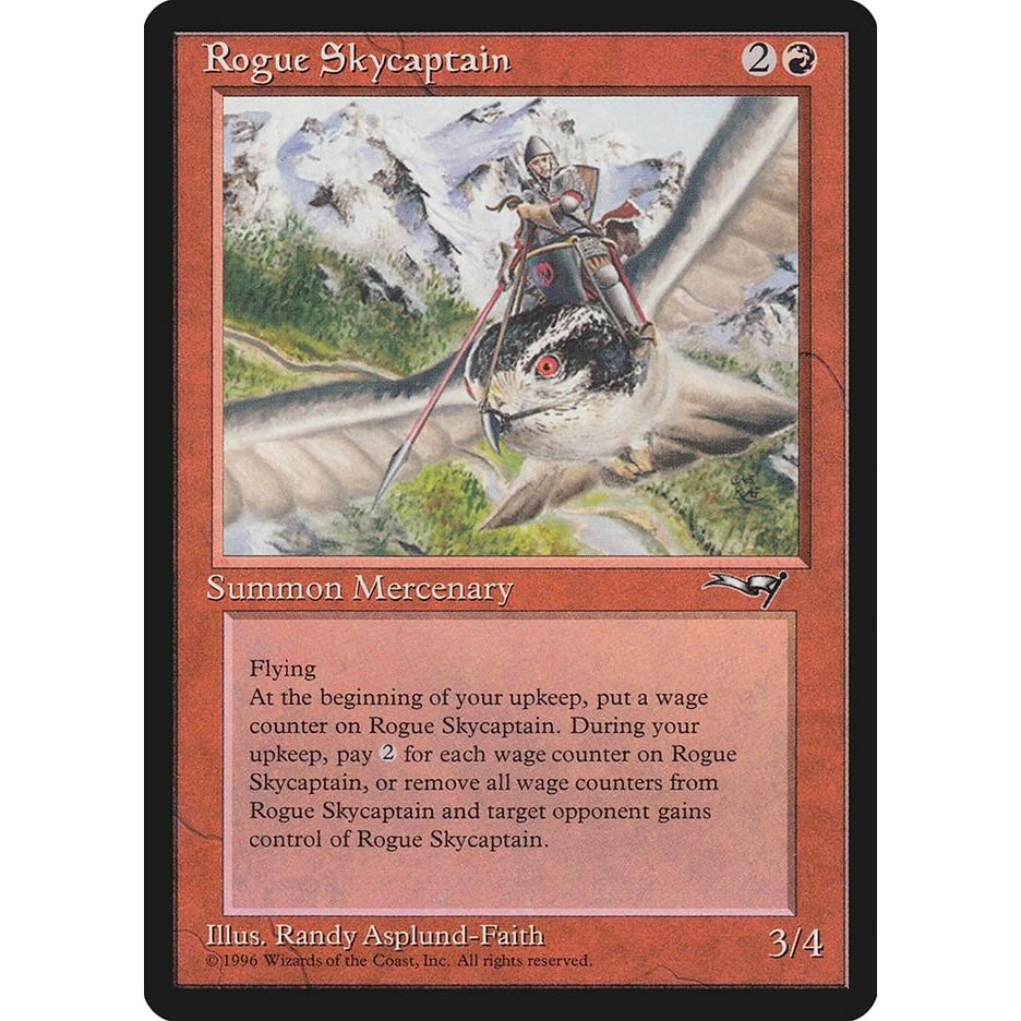 Image for Rogue Skycaptain (ALL) - Magic: The Gathering